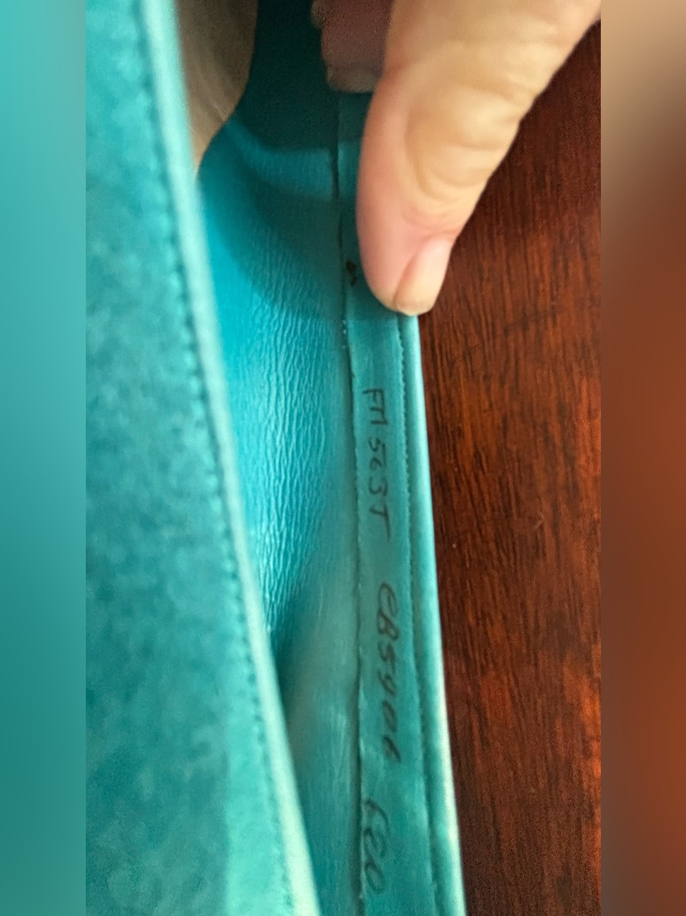 Salvatore Ferragamo Vara Suede Flats – Turquoise – Size 6 – Made in Italy – NEW - Picture 8 of 9